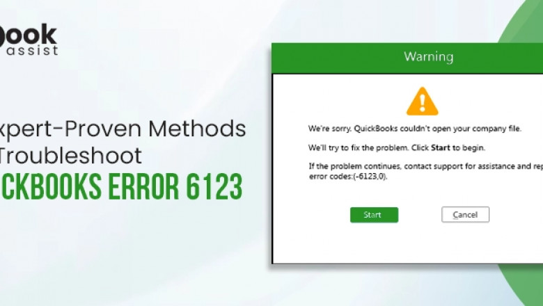 How to Fix QuickBooks Error 6123: Connection Issue When Opening Company File